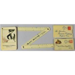 Collection of Celluloid Advertising Items