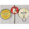 Image 1 : Three Celluloid Advertising Button Items