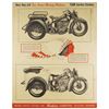 Image 1 : Indian Motocycle, "Two Great Money Makers" Sign