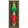 Image 1 : Brass Directional Light Up Elevator Sign