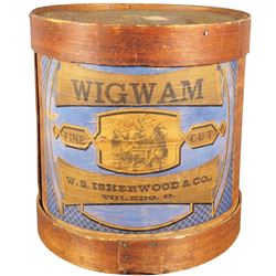 Wigwam Tobacco Barrel