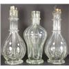 Image 1 : Three Multi-Pour Glass Liquor Decanters
