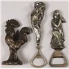 Image 1 : Collection of 3 Figural Bottle Openers