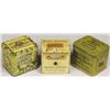 Image 1 : Collection of 3 Early Typewriter Ribbon Tins