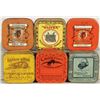Image 1 : Collection of 6 Early Typewriter Ribbon Tins