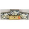 Image 1 : Collection of 3 Typewriter Ribbon Tins and Box