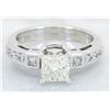 Image 7 : 1.17 ctw Diamond Ring - 14KT White Gold