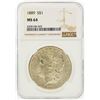 Image 1 : 1889 NGC MS64 Morgan Silver Dollar