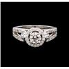 Image 2 : 1.04 ctw Diamond Ring - 14KT White Gold