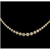 Image 2 : 18KT Yellow Gold 17.01 ctw Diamond Necklace