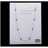 Image 2 : James Kurk 0.50 ctw Diamond Necklace - 14KT Two-Tone Gold