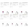 Image 8 : GIA Cert 49.70 ctw Ruby and Diamond Suite - 18KT White Gold