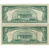 Image 2 : 1963 $5 Red Seal Bill Lot of 2