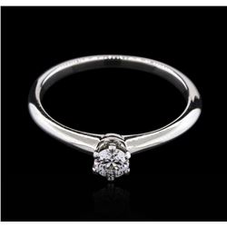 Tiffany & Co. 0.19 ctw Diamond Solitaire Ring - Platinum