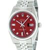 Image 1 : Rolex Stainless Steel Diamond DateJust Men's Watch