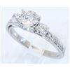 Image 4 : 1.55 ctw Diamond Ring - 14KT White Gold