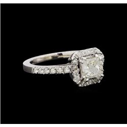 14KT White Gold 1.13 ctw Diamond Ring