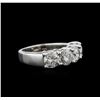 Image 1 : 3.01 ctw Diamond Ring - 14KT White Gold