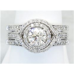 1.81 ctw Diamond Ring - 14KT White Gold