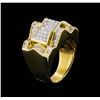 Image 4 : 14KT Yellow Gold 2.71 ctw Diamond Ring