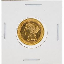 1881 AU $5 Liberty Head Half Eagle Gold Coin