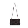 Image 2 : Authentic Vintage Chanel Medium Flap Bag in Black Caviar Leather