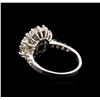 Image 3 : 14KT White Gold 1.87 ctw Diamond Ring
