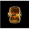 Image 2 : Crayola 8.90 ctw Citrine Ring - .925 Silver