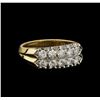 Image 1 : 14KT Yellow Gold 0.64 ctw Diamond Ring