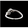 Image 3 : 0.05 ctw Diamond Ring - 10KT White Gold