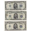 Image 1 : 1934 $5 Silver Certificate Currency Lot of 3