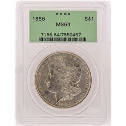 1886 PCGS MS64 Morgan Silver Dollar