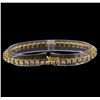 Image 2 : 5.30 ctw Diamond Tennis Bracelet - 14KT Yellow Gold
