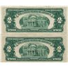 Image 2 : 1953 $2 AU Uncirculated Certificate Currency Lot of 2