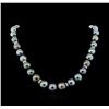 Image 1 : Tahitian Pearl and Diamond Necklace