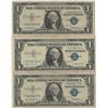 Image 1 : 1957 $1 Star Note Silver Certificate Currency Lot of 3