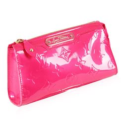 Louis Vuitton Pink Patent Leather Monogram Clutch