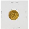 Image 2 : 1908 $2.50 AU Indian Head Quarter Eagle Gold Coin