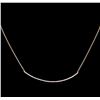 Image 2 : 0.45 ctw Diamond Necklace - 14KT Rose Gold