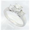 Image 5 : 1.09 ctw Diamond Ring - 14KT White Gold