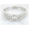 Image 1 : 0.45 ctw Diamond Ring - 18KT White Gold