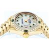 Image 2 : Rolex 18KT Yellow Gold President Emerald and Diamond Ladies Watch