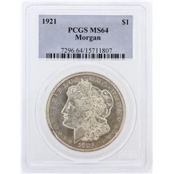 1921 PCGS MS64 Morgan Silver Dollar