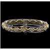 Image 2 : 3.50 ctw Diamond Bracelet - 14KT White and Yellow Gold