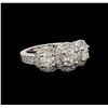 Image 1 : 14KT White Gold 1.83 ctw Diamond Ring