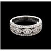 Image 2 : 0.44 ctw Diamond Ring - 18KT White Gold