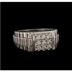 14KT White Gold 0.51 ctw Diamond Ring