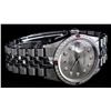 Image 2 : Rolex Stainless Steel Slate Grey Diamond and Ruby DateJust Men's Watch