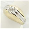 Image 2 : 0.75 ctw Vintage Diamond Ring - 14KT Yellow and White Gold