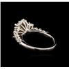 Image 3 : 14KT White Gold 1.84 ctw Diamond Ring